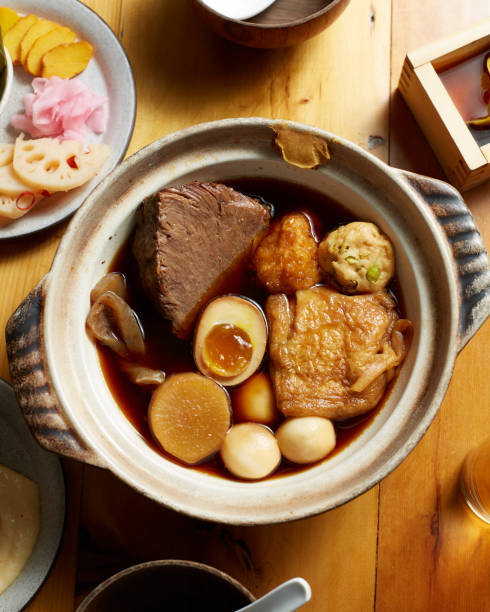 Japanese Beef Oden stock photo