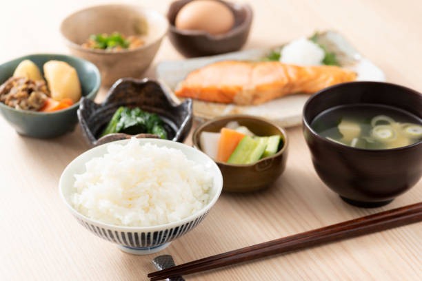 和食の朝食イメージ - 朝食 ストックフォトと画像