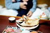 日本の伝統的な赤ちゃんのお祝い奥井ゾメ