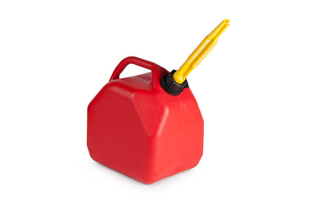 Jerrycan w/clipping path stock photo