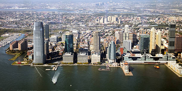 Jersey City panorama stock photo