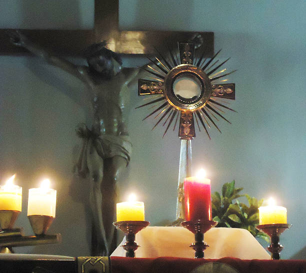 Eucharist Adoration Stock Photos, Pictures & Royalty-Free Images - iStock