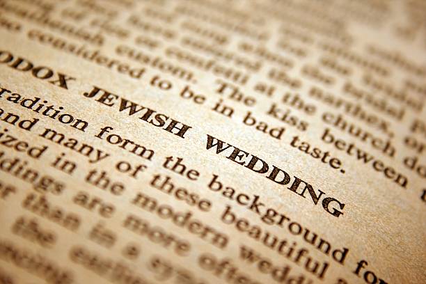 Jewish wedding Jewish wedding ketubah stock pictures, royalty-free photos & images