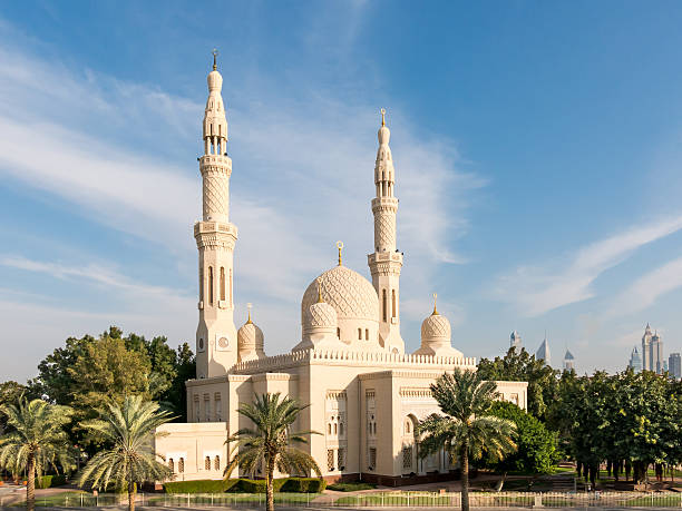 Jumeirah Mosque in Dubai stock photo