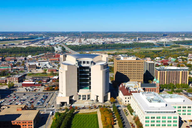 Kansas City Missouri aerial view kansas city kansas stock pictures, royalty-free photos & images