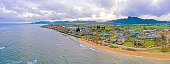 istock Kapaa Kauai Hawaii City Landscape Beach Valley Mountain Ridge 1086447848