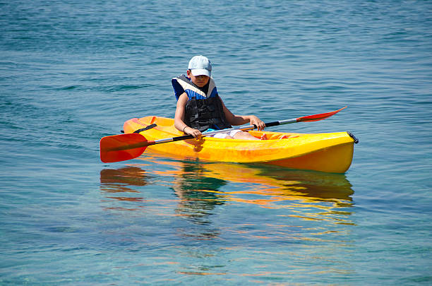 Kayaking Lessons stock photo