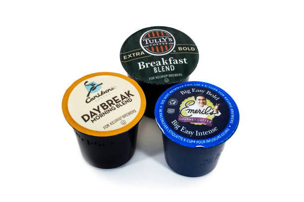 K-Cups for Keurig Brewing Systems stock photo