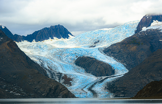 One of beautiful 40 Glaciers in Kenai Fjords National Park, Alaska.