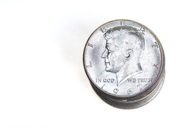USD Kennedy Half Dollar Coin stock photo