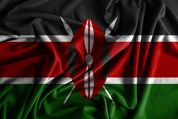Kenya Flag stock photo