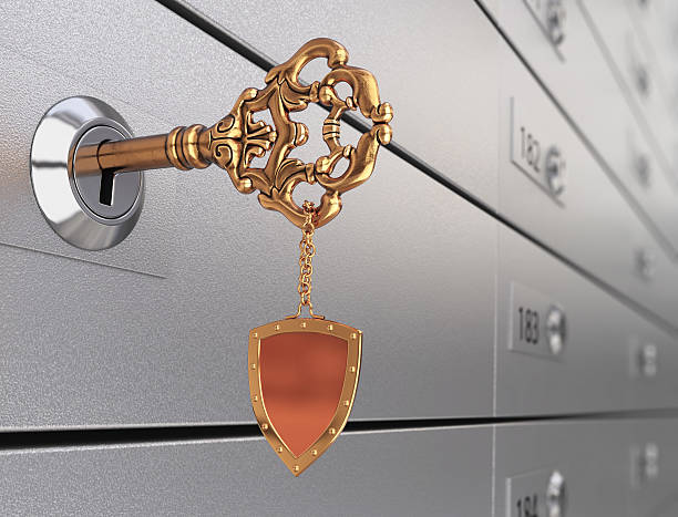 key in the safe deposit box picture