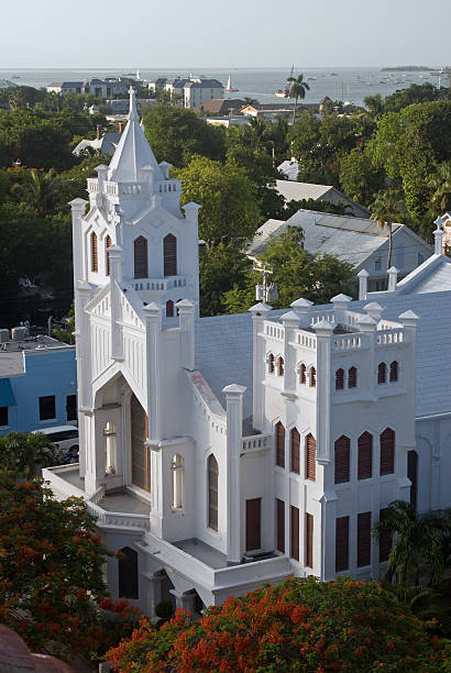 Key West Church stock photo