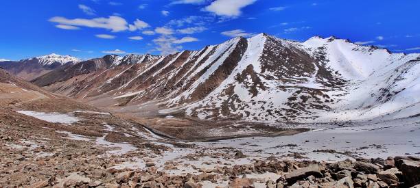 Khardung la pass, Ladakh stock photo