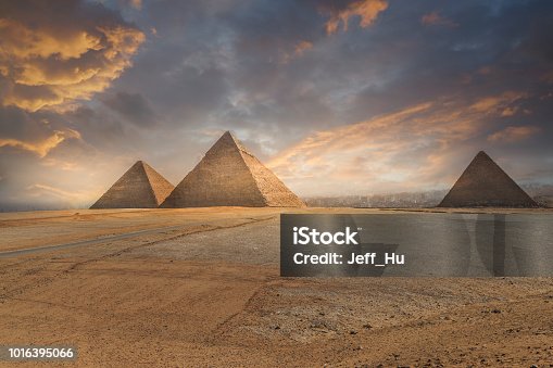 istock Khufu pyramid and empty square , Cairo, Egypt 1016395066