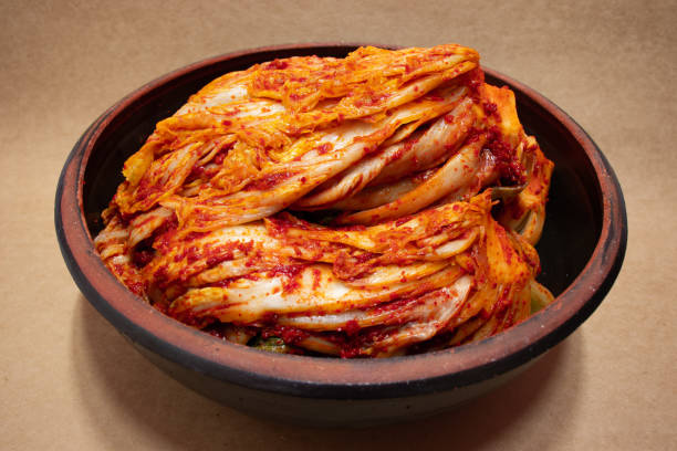 Kimchi, Korean food. stock photo