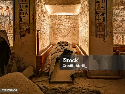 istock KV9, Kings' Valley No. 9, Tomb of Memnon, tomb of the pharaohs from the 20th dynasty: Ramses V and Ramses VI 1281657437