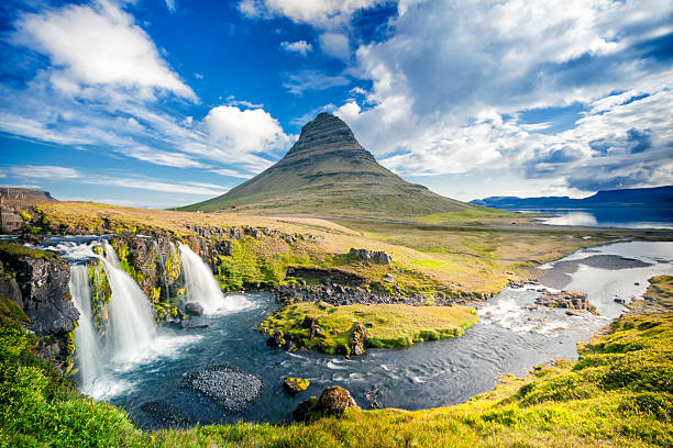 Kirkjufell, Iceland kirkjufell mountain on snaefellsnes peninsula, iceland iceland stock pictures, royalty-free photos & images