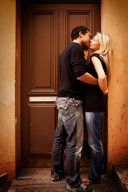Man And Woman Kissing