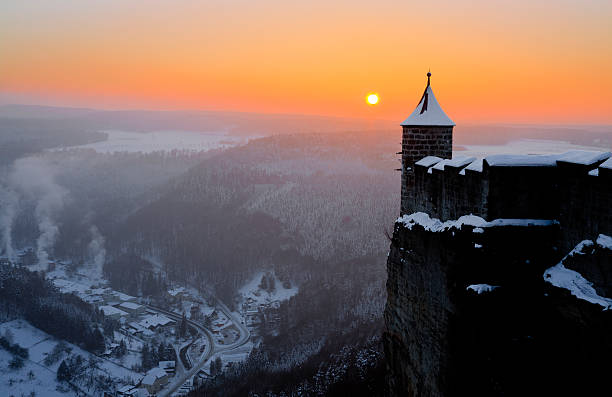 Königstein Fortress stock photo