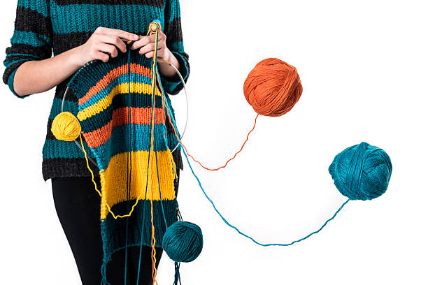 Knitting. stock photo