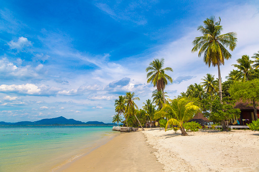 Tropical beach at Koh Mook (Koh Muk) island, thailand