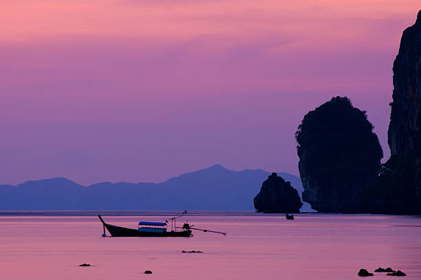 Koh Phi-Phi Sunset stock photo