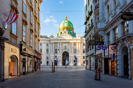 Kohlmarkt shopping street in Vienna, Austria