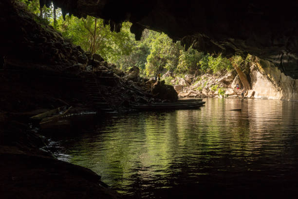 Kong Lor Cave, Laos stock photo