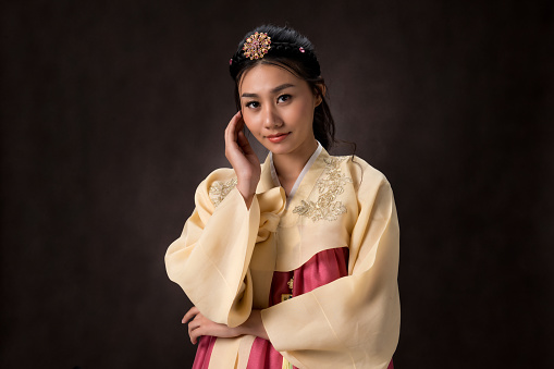 BUSUN Hwang Jin yi Korean WOMEN Hanbok traditional SOCKS Dress Korea girl  S~XL 