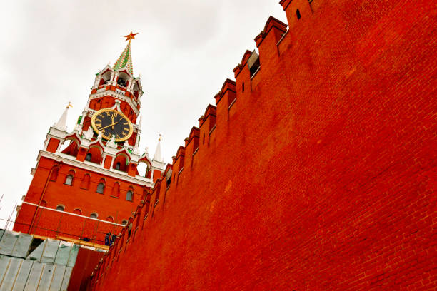 Kremlin Wall Necropolis stock photo