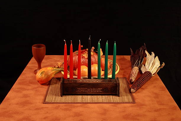 Kwanzaa setting with good copy space for text.