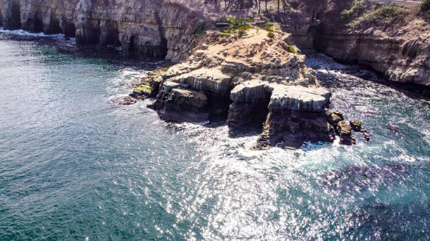 La Jolla Cove Cliff stock photo