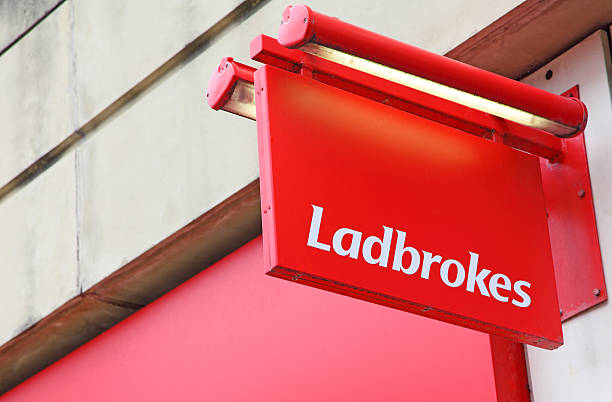 Labrokes betting shop stock photo