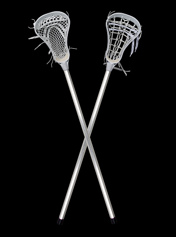 Lacrosse Sticks Crossed Stock Photo - Download Image Now 