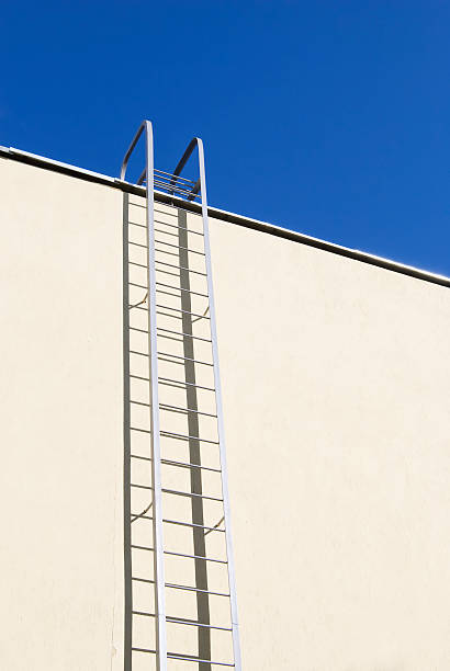 Ladder to heaven stock photo