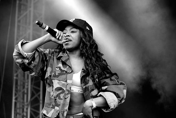 Lady Leshurr Southampton, United Kingdom - May 28, 2016:  Rapper Melesha O'Garro aka Lady Leshurr  performing live on the main stage at Common People Southampton Festival, Southampton, May 28, 2016 in Hampshire, UK  rapper stock pictures, royalty-free photos & images