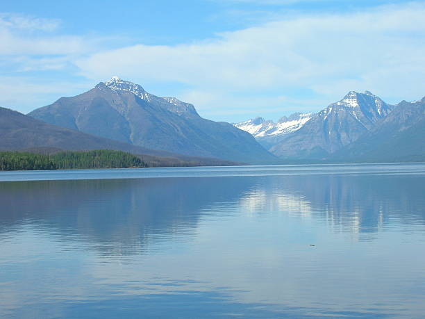 Lake McDonald in the Afternoon 2 stock photo