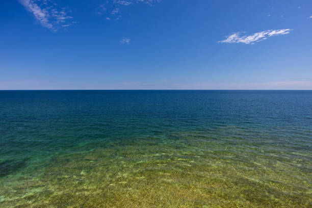 Lake Michigan stock photo