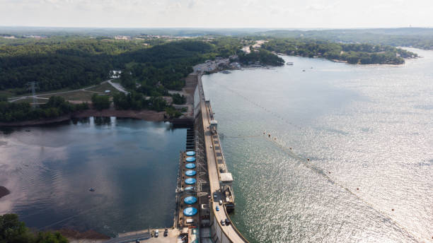 Lake of the Ozarks - Bagnell Dam stock photo