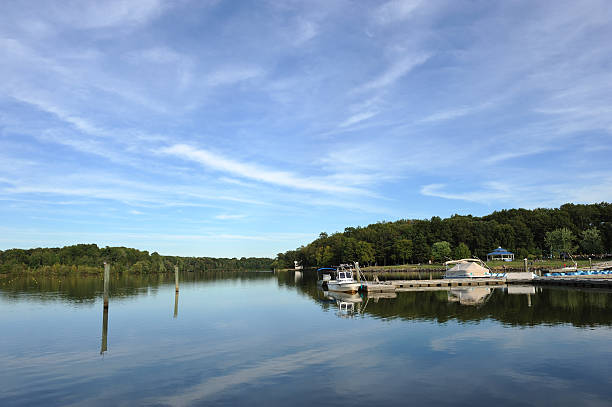 Lake view stock photo