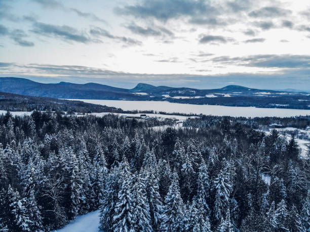 Lake Willoughby Region - Vermont stock photo