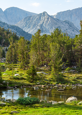 Waterfalls, Lakes, and streams seen throughout the eastern sierra mountains in California. Pictures taken hiking in Mammoth and Bishop, California.