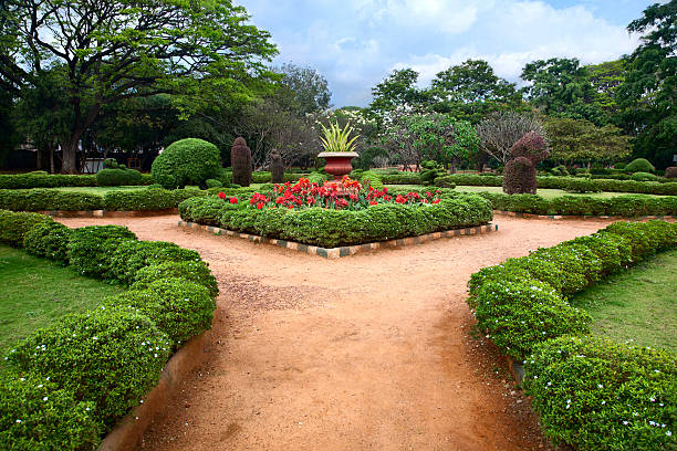 Lalbagh botanical garden in Bangalore stock photo