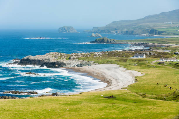 Landascapes of Ireland. Malin Head in Donegal Landascapes of Ireland. Malin Head in Donegal inishowen peninsula stock pictures, royalty-free photos & images