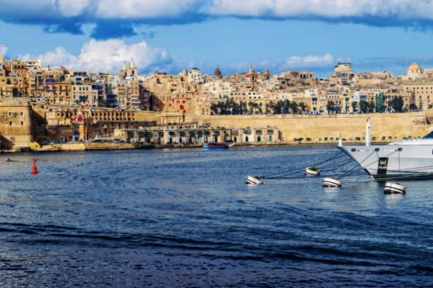 Landscape of Malta stock photo