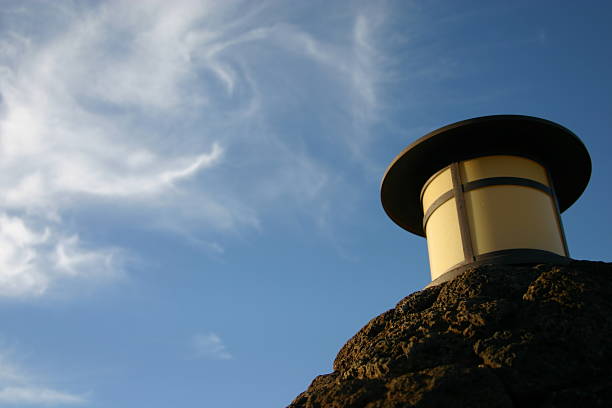 Lantern on the Sky stock photo