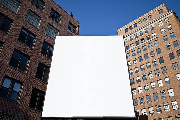 Large Billboard in the City stock photo
