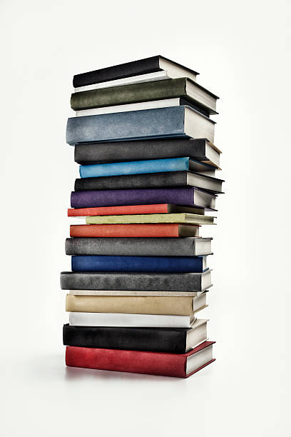 Large Book Stack stock photo