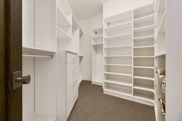 Large Cabinetry Leading To Closet